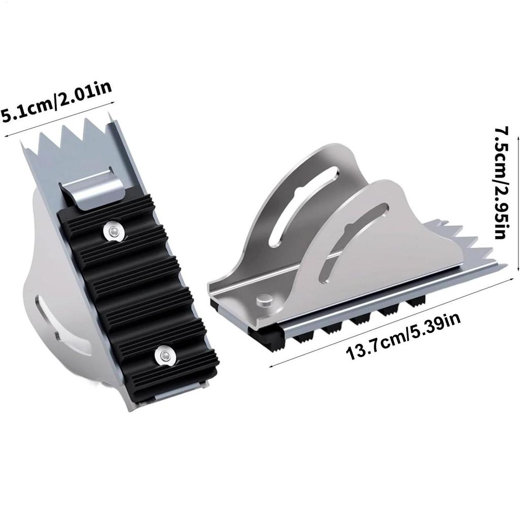 Leiterfüße Aluminium Anti-Rutsch Reparaturwerkzeug Ausziehleiter Ersatz für Dachboden Dach Treppen Werkbank Bohren Pflücken Arbeit Haus