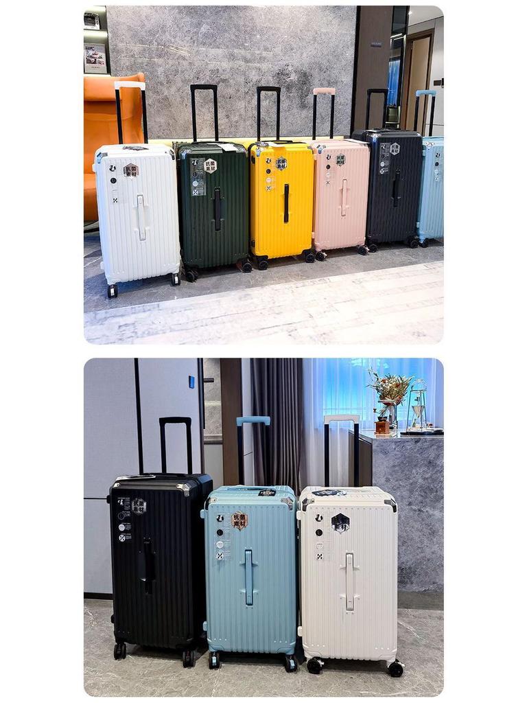 2025 Large 80-Inch Durable Trolley Case with 24-Inch Capacity, Unisex Design, Password Lock Suitcase