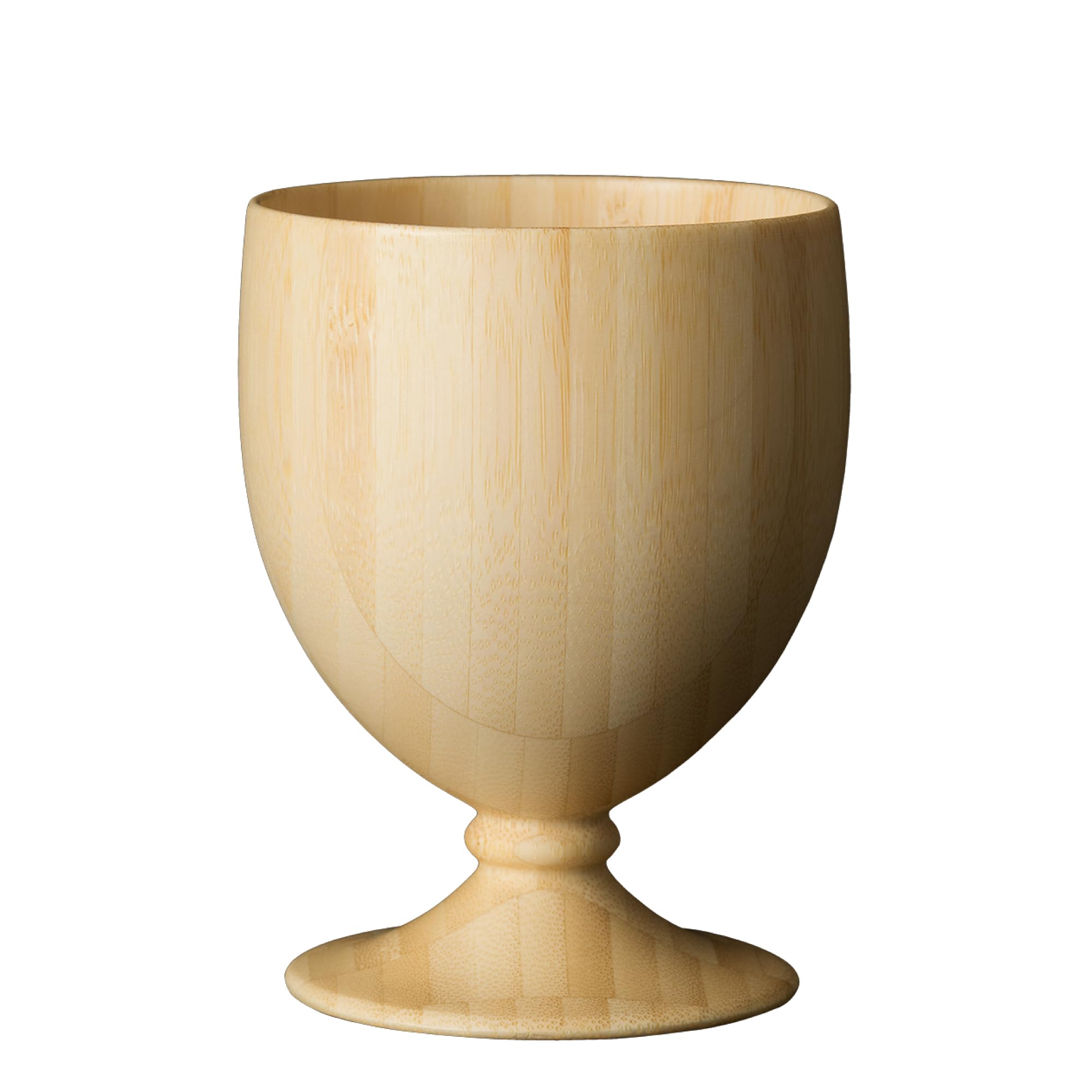 

RIVERET Vessel Glass Goblet 230ml Bamboo Dishwasher Safe White RV-106W белый