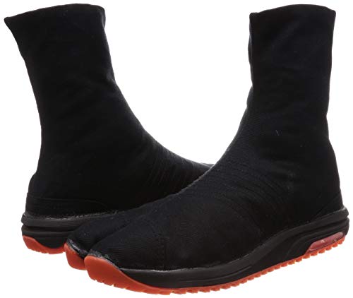[Margo] Jikatabi Festival Air Cushion 2E Air Jog V (Five) 6 Pieces Black 27cm