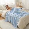 Rhomboid Pattern Summer Cooling Blanket Thin Summer Quilt Air-Conditioning Comforters  Dormitory