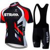 Men Women Cycling Jersey Bib Shorts Set Quick Dry Road Bike Riding Outfit Breathable Compression Fit