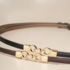 Slim Belt Women's Decoration Versatile High-end Retro Waist Seal Niche with Dress Shirt Waist Jeans Belt