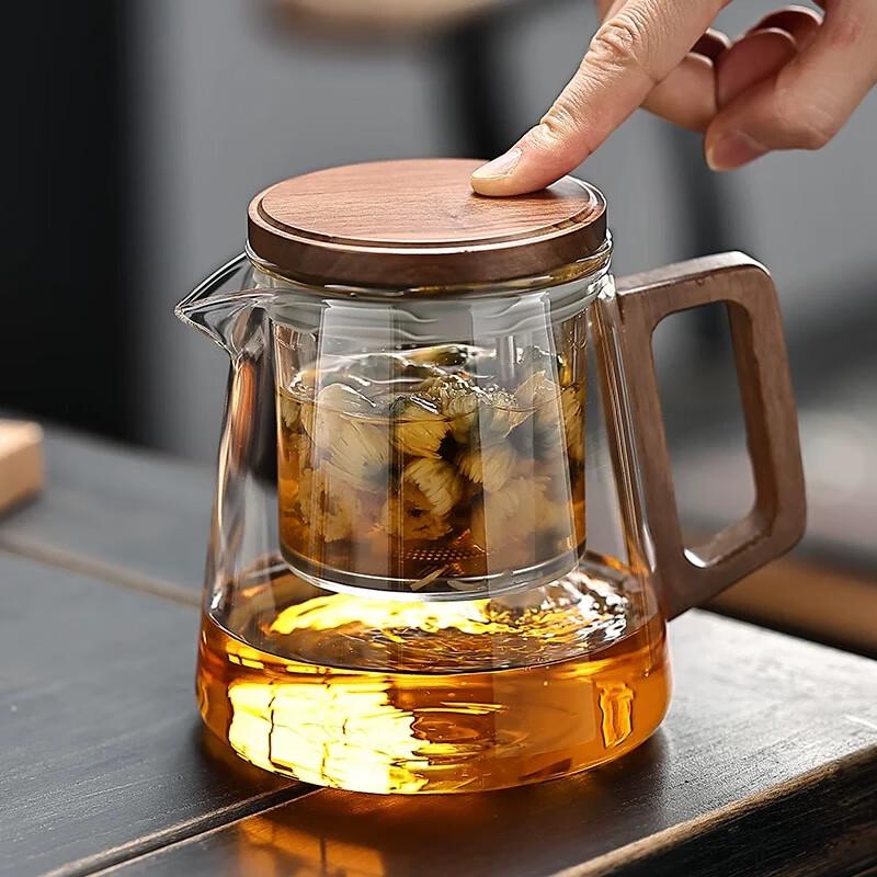 Elegant Glass Infuser Teapot