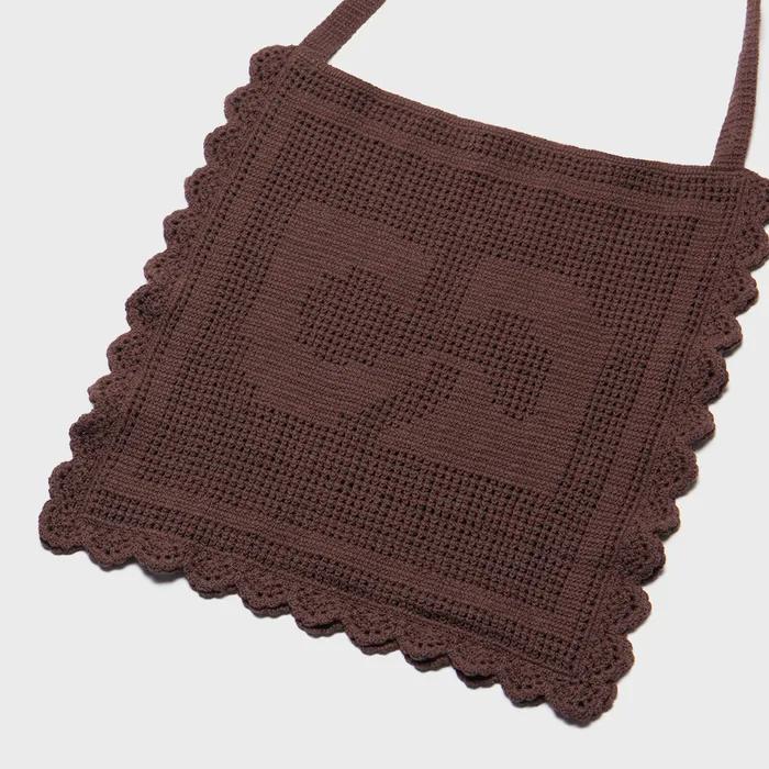 CROCHET SHOPPER BAG - 2 colors