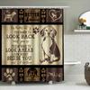 Beagle Shower Curtain Dog Lovers Decor, Pet Home Accessories, Bathroom Wall Art With Quote Available In Various Sizes
