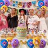 Theme Birthday Party Decoration Children's Birthday Flag Cake Inserted Pendant Party Layout