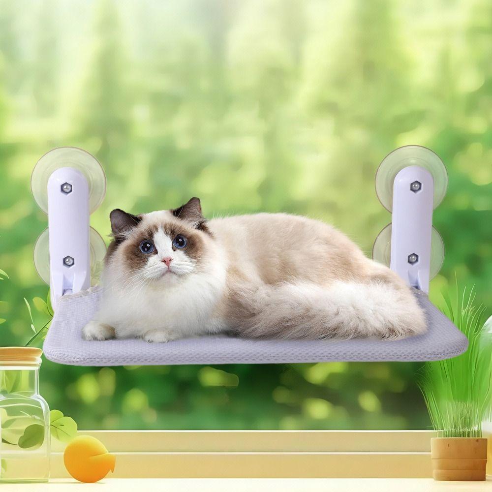 Breathable Suction Cup Cat Hammock Wall Mounted Suspended Cat Nest Windowsill