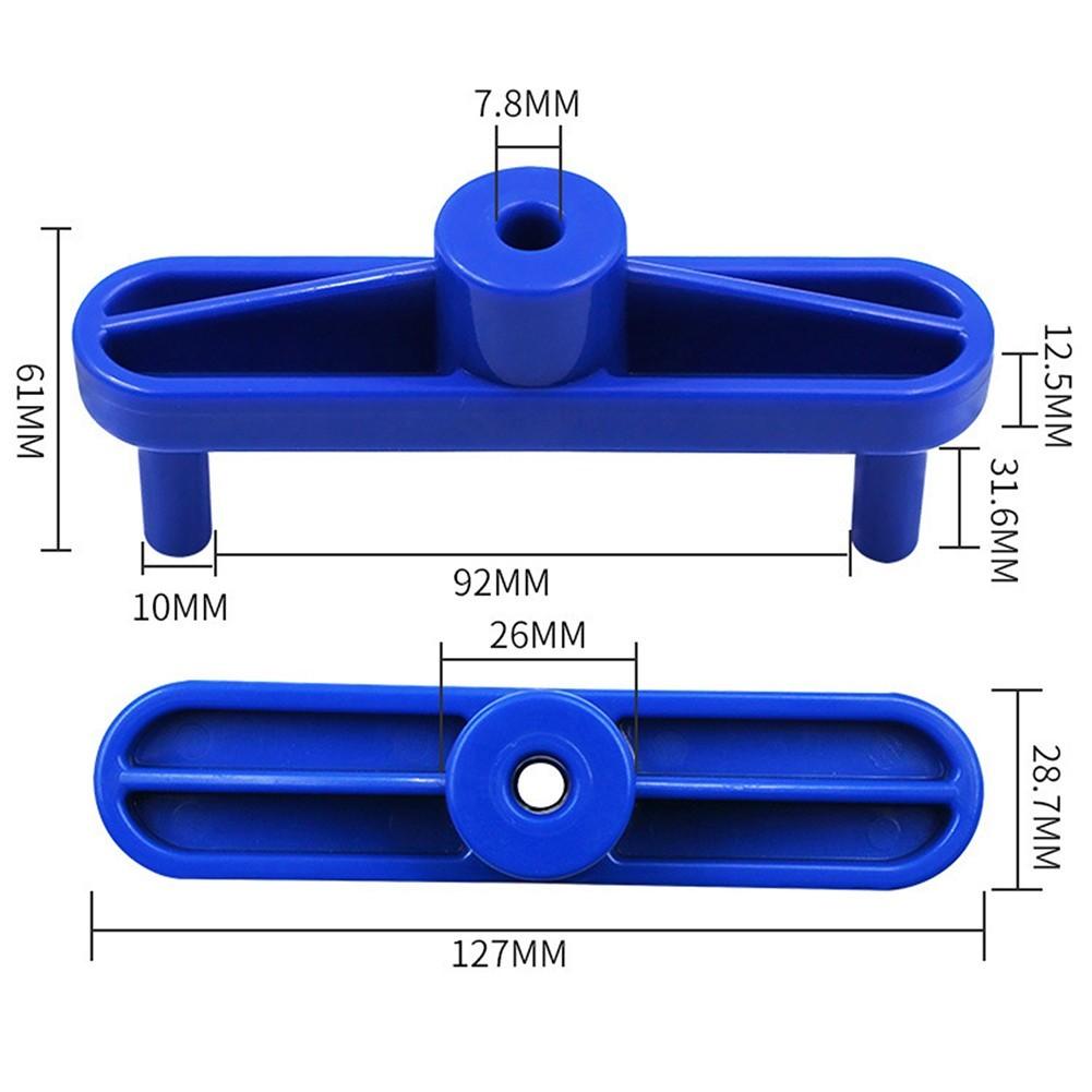 Drill Locator 1 Pcs ABS Plastic Ruler Doweling Jig