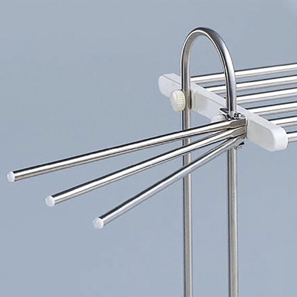 Takubo Industries Extendable Shelf, 2 Tiers, Width 52-91cm, Value Set PP2-90LK