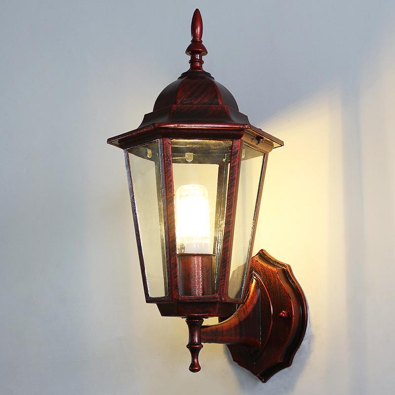 Retro Waterproof Outdoor Wall Light for Balconies, Courtyards, and Staircases - American/European Style