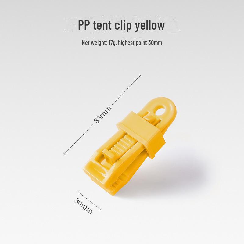 Ultra-Light Windproof Plastic Clips for Camping Tents and Canopies