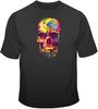 Painted Skull T Shirt You Choose Style, Size, Color 10507