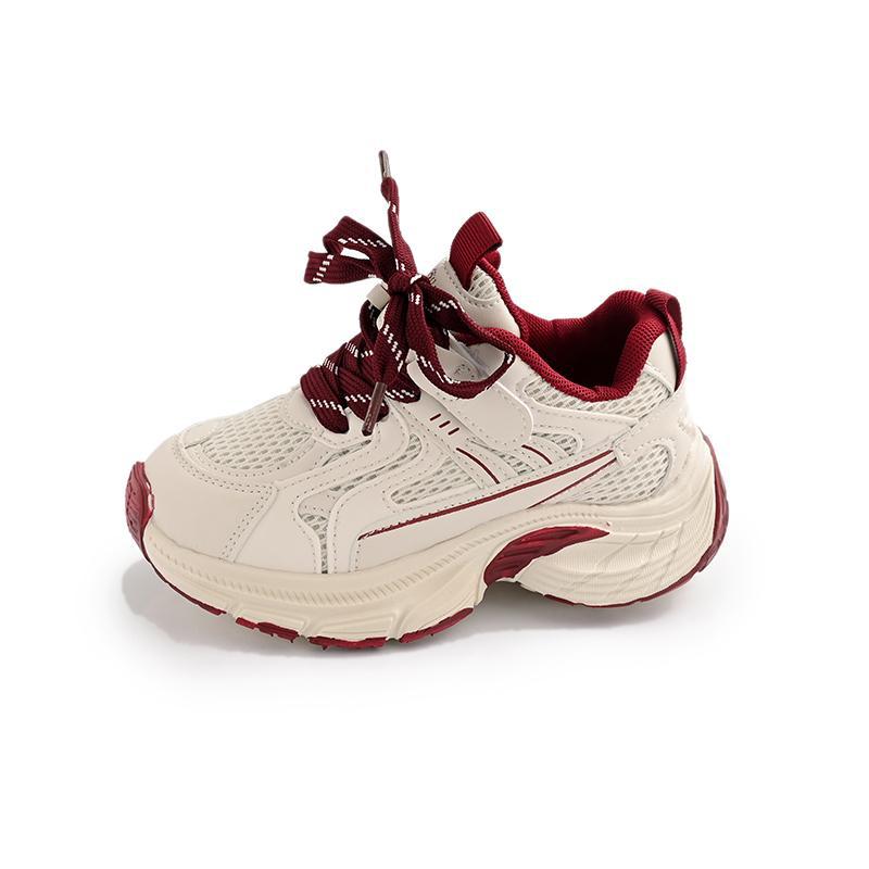 Boys' sneakers 2025 new spring and autumn girls' shoes lightweight children's little white shoes breathable spring dad shoes