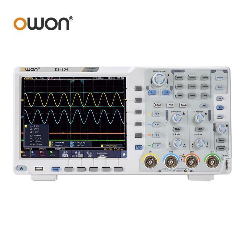 OWON DS4104 Digital Storage Oscilloscope (CN version)
