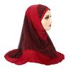 Women Headscarf Hat Lightweight Breathable Soft Crystalline Golden Wire Design Head Wrap Color-blocked Turban Hat