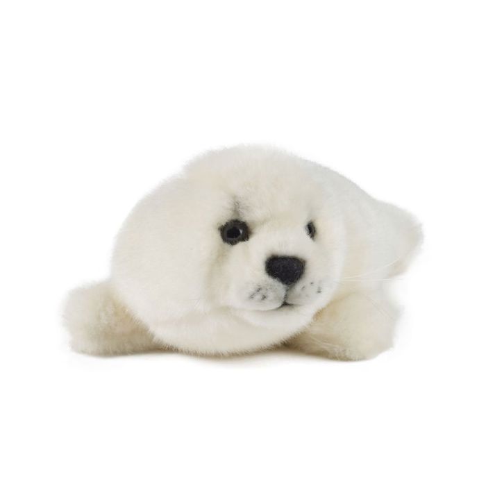 Peluche phoque gris 35 cm