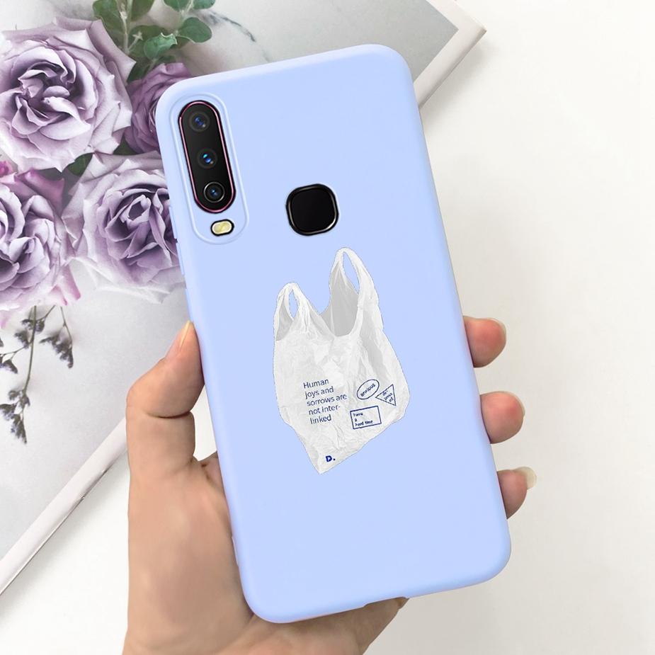 For Vivo Y12 Case Vivo Y15 Y17 1902 1904 Cute Fashion Cartoon Cover Soft Silicone Phone Case For Vivo Y15 Y 12 17 VivoY12 Fundas