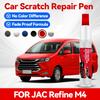 For JAC Refine M4 1990-2026 Paint Repair Pen Touch Up Scratch Remover DIY Auto Accessories Black White Silver Gray Blue Red