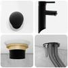 Bathroom Furniture Set 6 pcs Concrete Grey Engineered Wood and Glass