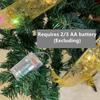 LED Ribbon Decoration Lights 10m Christmas Tree Decoration Ornaments Lace Bows String Lights Navidad Home Decors New Year 2025