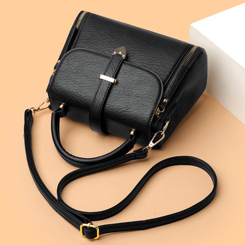 Fashionable Women's Shoulder Bag, High-quality UP Leather Crossbody Bag, Simple Shoulder Bag, Casual Handbag Suitable for Daily Use and Shopping