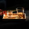70 ml Mini Whisky Glas Tasse Japanischen Unregelmäßige Kunst Wein Tumbler Designer Tasse Matt Kristall Sake Tassen Schuss Glas Dropshipping
