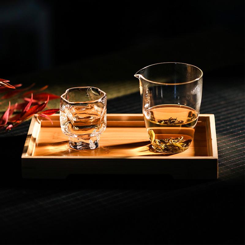 70 ml Mini Whisky Glas Tasse Japanischen Unregelmäßige Kunst Wein Tumbler Designer Tasse Matt Kristall Sake Tassen Schuss Glas Dropshipping