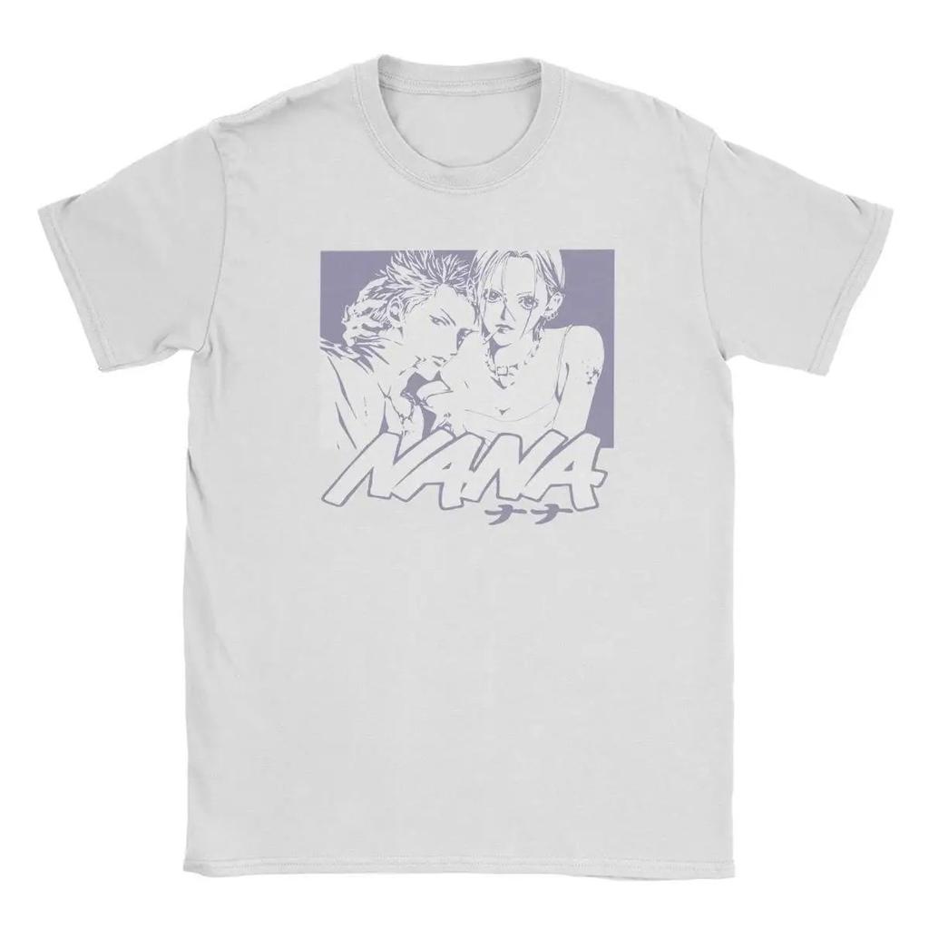 NANA Osaki T-Shirt Lässig Harajuku Streetwear Japanische Kleidung T-Shirt Mode Rock Punk Kurzarm Übergröße T-Shirt Unisex