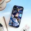 Game G-Genshin Wanderer Scaramouche  Phone Case For iPhone 17, 16,15,14,13,12,11 Plus,Pro Max, Others Soft Black Cover