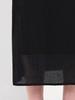 Sisterhood Wrinkle Slip Long Dress - Black