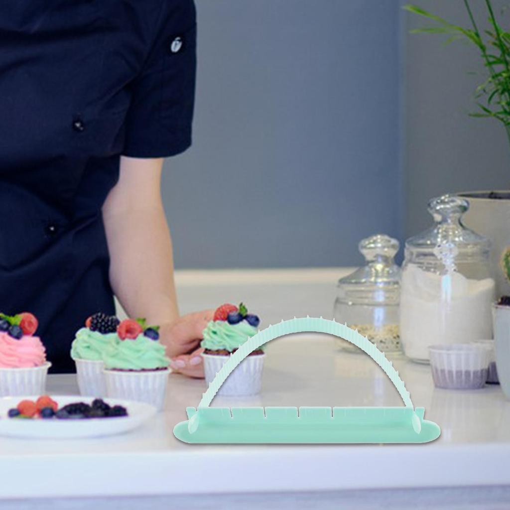 1pc Fondant Cake Arc Decorating Aid Fondant Tool Rim Scale Baking Ruler Sugarcraft Lace DIY Bakeware Tableware Kitchen Tools