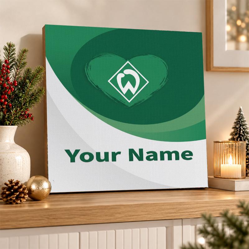 Werder Bremen FC Custom Name Text 5D Diamond Painting Kit DIY Full Drill Diamond Art Decoration