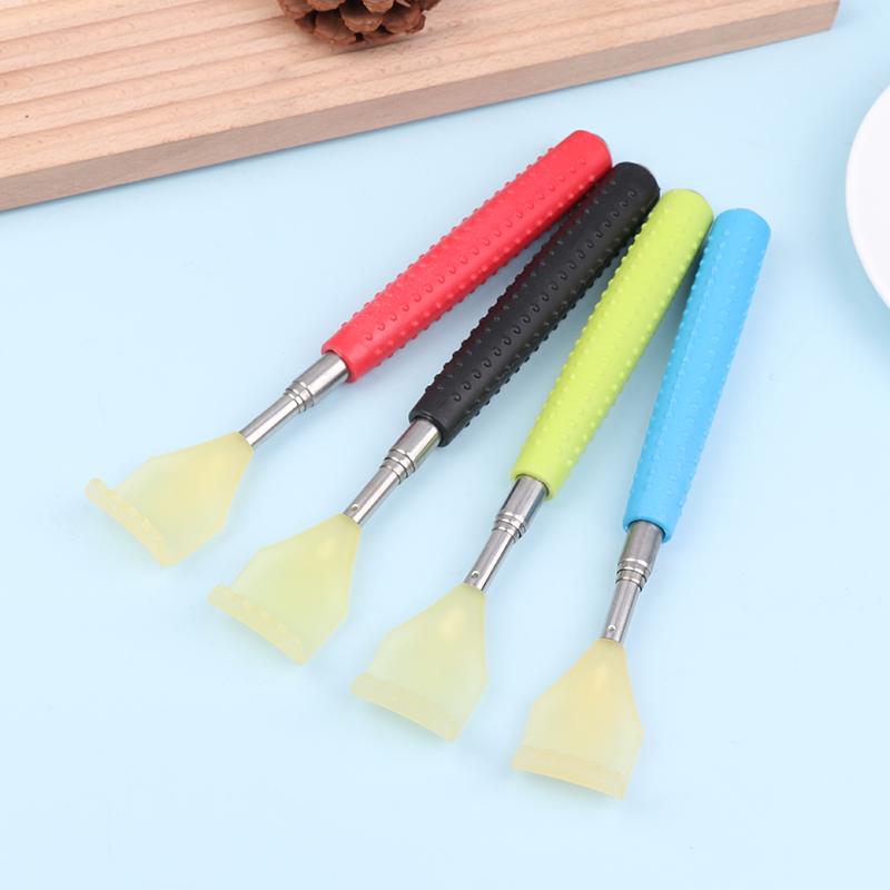 Portable Back Scratcher Telescopic Scratching Massager Back Scraper Tickling Itch Body Scratch Stick With Steel Ball Gift