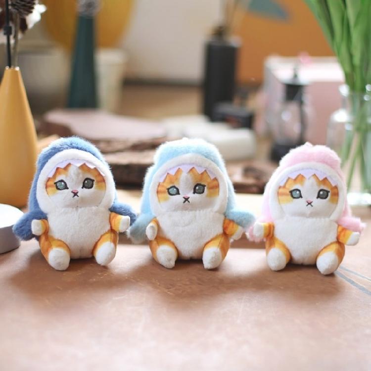 Cartoon Plush Cat Keychain Cute Pendant Keyring Hanging Ornament Keys Holder