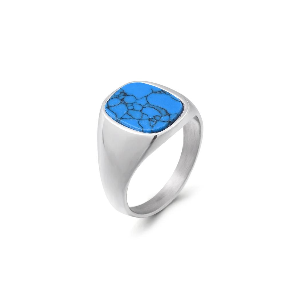 R3327 Men's/Women High Quality 316LStainless Steel Onyx Wedding Rings Classic Fashion Trend Jewelry Product