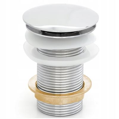 Click-Clack Automatic Brass Chrome Basin Stopper