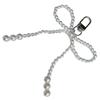 Chic Beaded Bowknot Key Rings Keychain Pendant Practical Phone Straps Stylish Accessory for Keys Purses and Backpacks