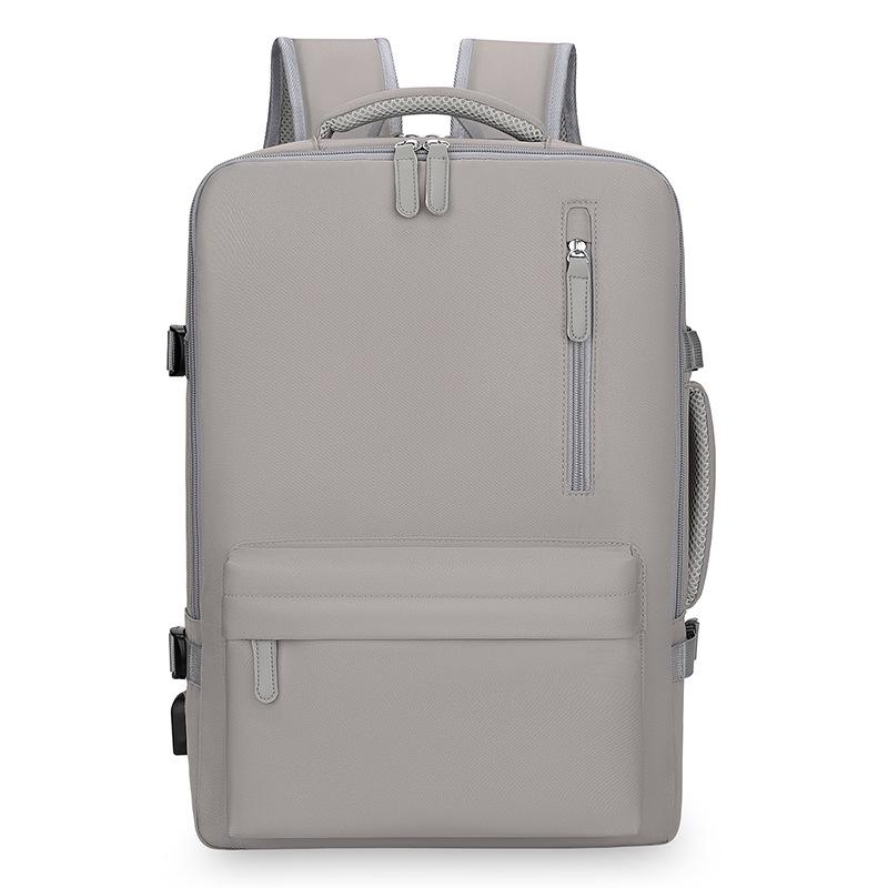 Durable Large-Capacity Multi-Compartment Laptop Backpack for Travel, Rechargeable & Lightweight