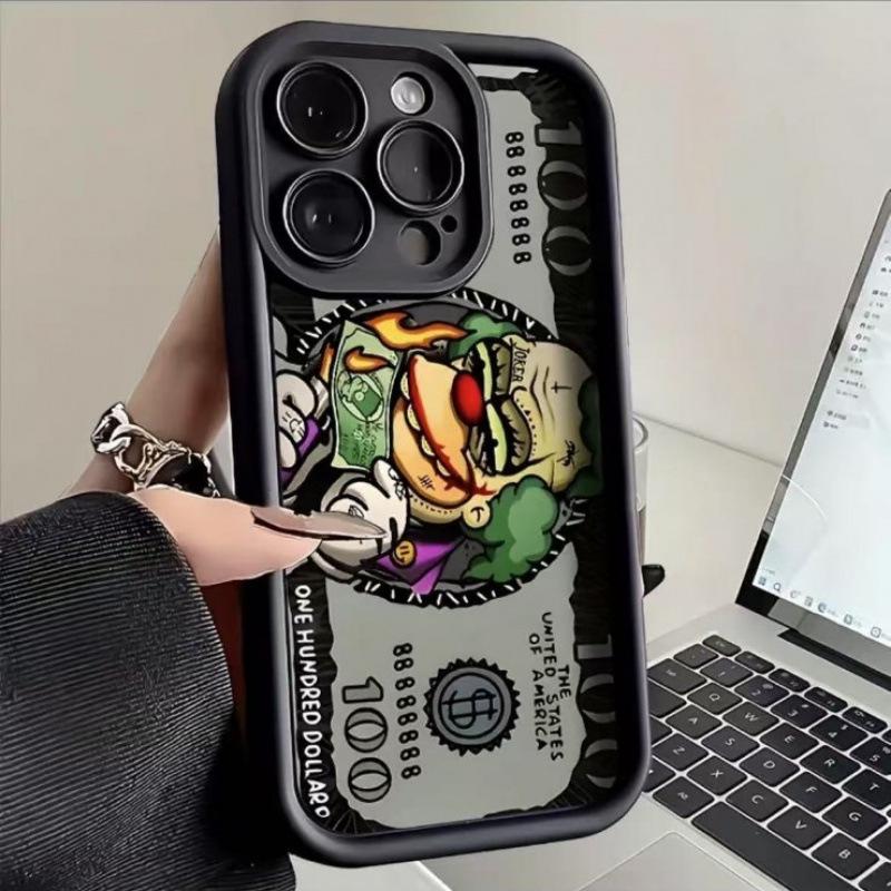 Clown Cash Apple iPhone 17 ProMax Case - Fits iPhone 13 to 16, Japanese & Korean Style, Cross-border European & American Design