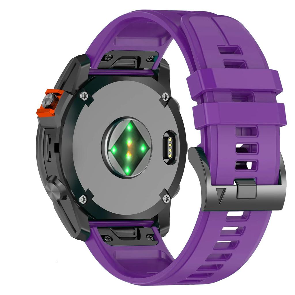 22mm 26mm Silikonarmband für Enduro 3 Tactix Armband für Garmin Fenix 8 E 7 7X Pro 5 5X Plus 6 6X Pro Epix Gen 2 QuickFit Band