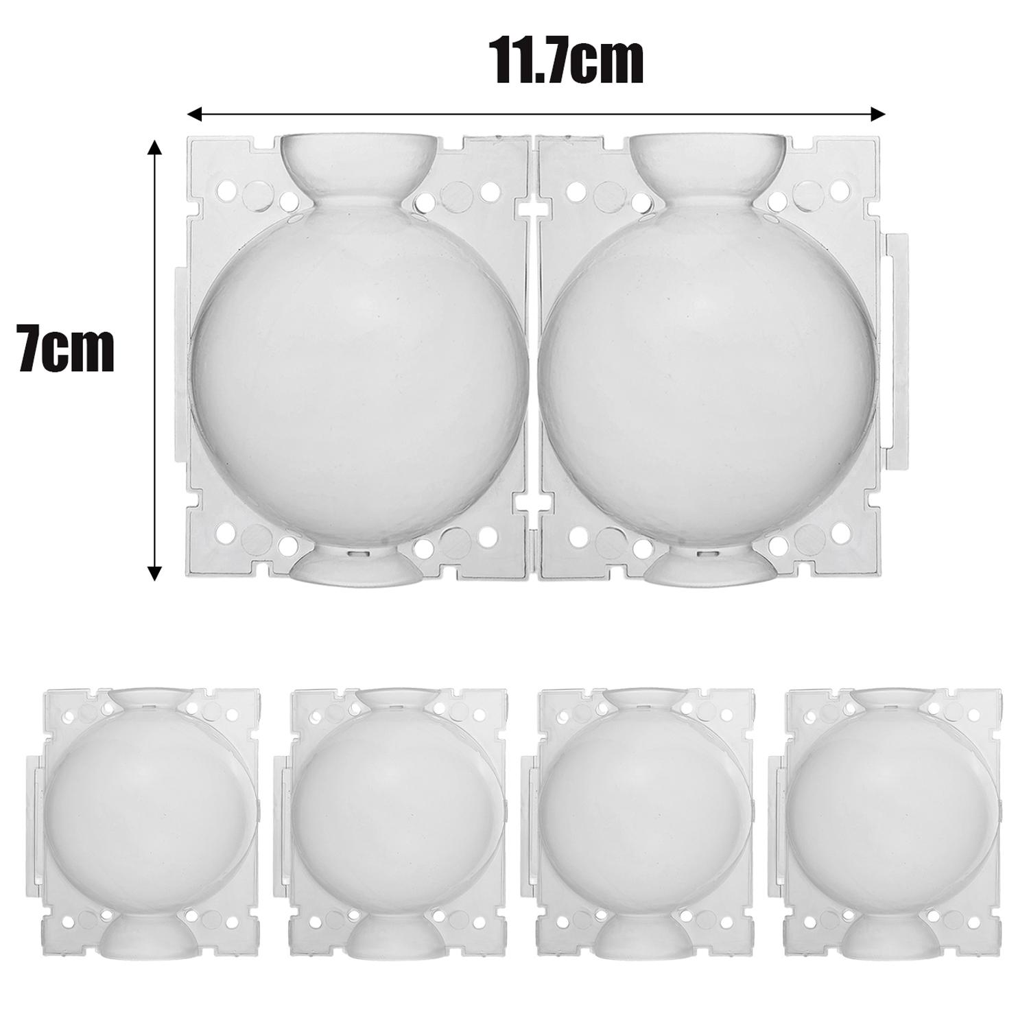 

30/5x Plant Root Growing Box Root High-pressure Propagation Ball Set for Fast Propagation Grafting Tools for Plant Cuttings 5PCS прозрачный