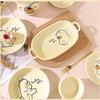 Abay Gree Bear Ceramic Children's Dish Set