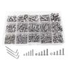 500 PCS Stainless Steel Hexagon Socket Head Screws with Wrench