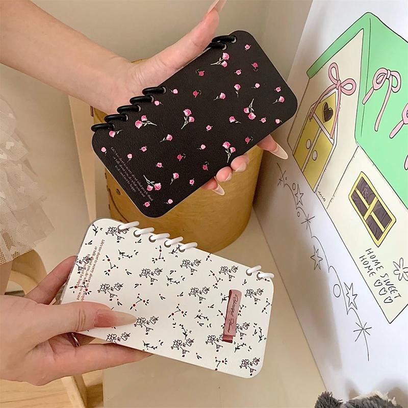 Fresh 3D Flip Notebook Floral Holder Soft Phone Case for Samsung Galaxy S25 Ultra S24 S23 A55 A35 A15 A05 A14 A54 A13 A53