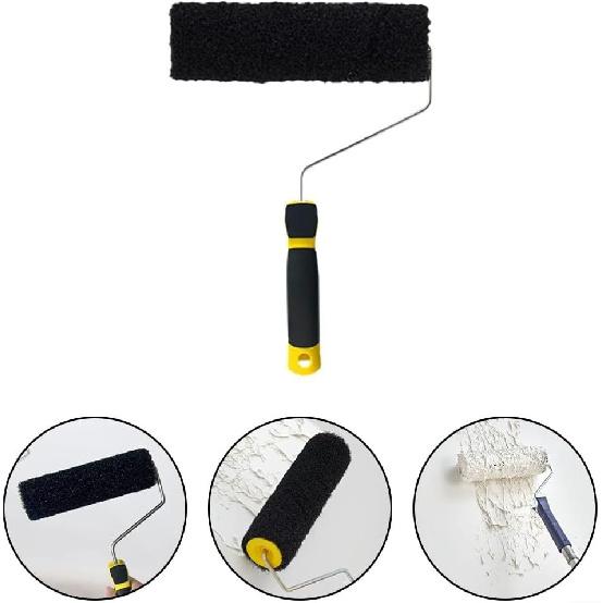 9 Inch Drywall Compound Roller, Drywall Texture Roller Brush, Putty Roller Brush Pull Flower Texture Roller Brush For Covering Wall And Ceiling