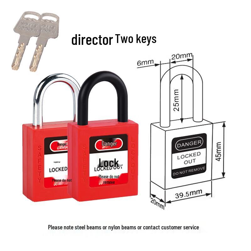 LEDS Brady-Type Industrial Safety Lockout Tagout Padlock