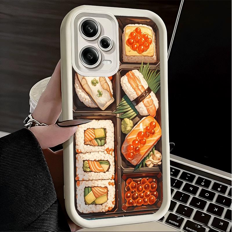 Phone Case for Xiaomi Redmi Note 15 14 13 Pro Plus Delicious Sushi Bento Shell 12S 11 11S 11T 5G 14S Soft Silicone Funda