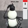 316 Stainless Steel Gourd Water Bottle 580ml Insulated Metal Bottle with Adjustable Strap  Leak-Proof for Travel/Sports/Cycling