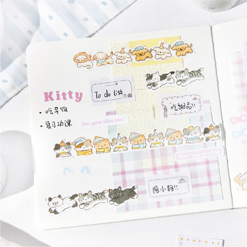 1pcs DIY Decoration Adhesive Tapes Japanese Sweetheart Mark Washi Tapes Masking Tapes Stickers Stationery